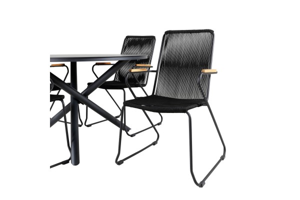 Alma, Bois matgrupp svart Venture Home