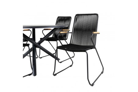 Alma, Bois matgrupp svart Venture Home