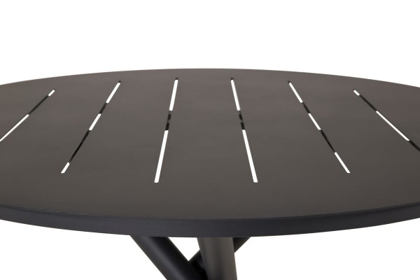 Alma matbord Ø120 cm svart Venture Home
