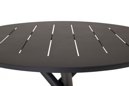 Alma matbord Ø120 cm svart Venture Home