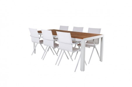 Alina, Bois matgrupp vit/natur Venture Home
