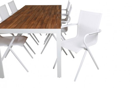 Alina, Bois matgrupp vit/natur Venture Home
