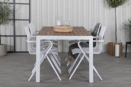 Alina, Bois matgrupp vit/natur Venture Home