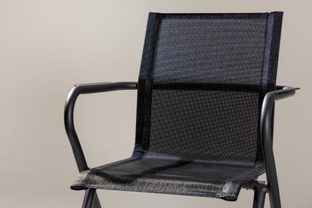 Alina matstol 6-pack svart Venture Home