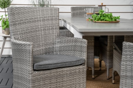 Albany, Malin matgrupp 160/240x90 cm grå Venture Home