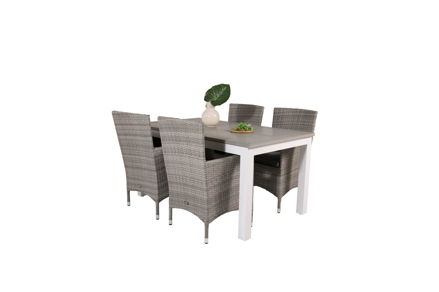 Albany, Malin matgrupp 160/240x100 cm grå/vit Venture Home