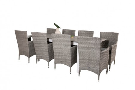 Albany, Malin matgrupp 160/240x100 cm grå Venture Home