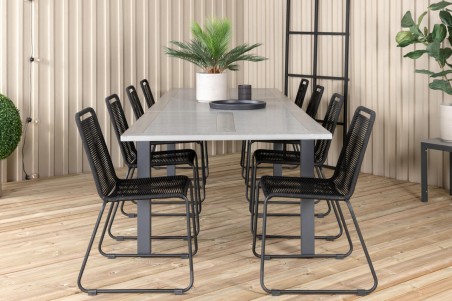 Albany, Lindos matgrupp svart/mörkgrå Venture Home