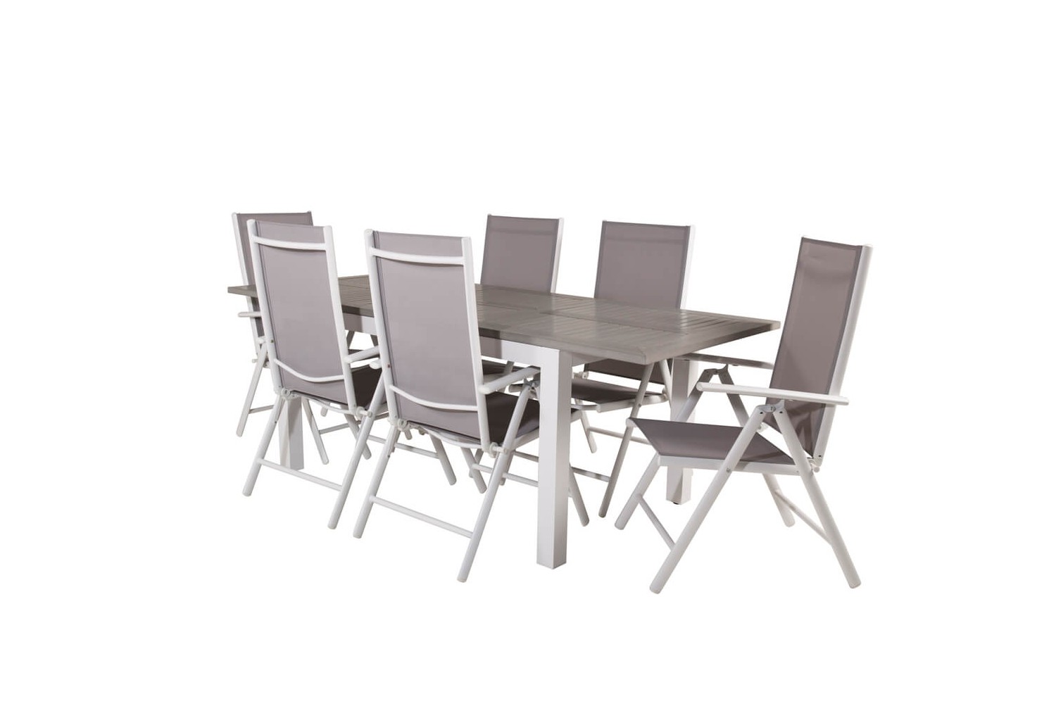 Albany, Break matgrupp 160/240x90 cm grå Venture Home Albany, Break matgrupp 160/240x90 cm grå Venture Home