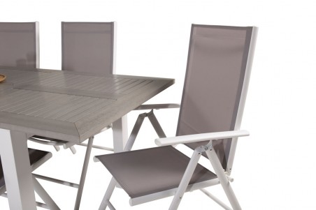 Albany, Break matgrupp 160/240x90 cm grå Venture Home