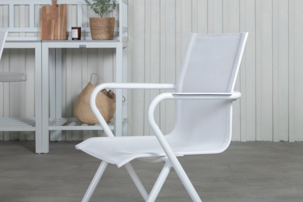 Albany, Alina matgrupp grå/vit Venture Home