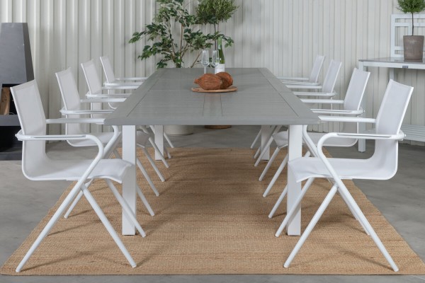 Albany, Alina matgrupp grå/vit Venture Home