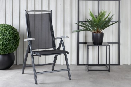 Albany positionsstol 2-pack svart Venture Home