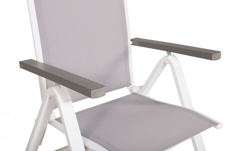 Albany positionsstol 2-pack grå/vit Venture Home
