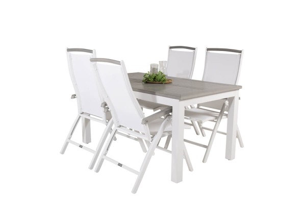 Albany matgrupp vit/grå Venture Home