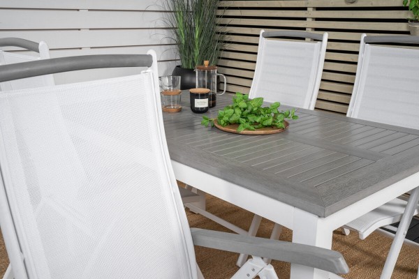 Albany matgrupp vit/grå Venture Home