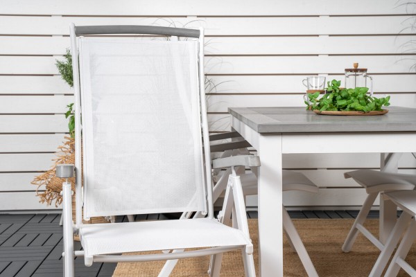 Albany matgrupp vit/grå Venture Home