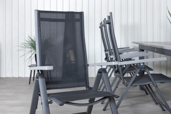 Albany matgrupp svart/grå Venture Home