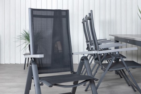 Albany matgrupp svart/grå Venture Home