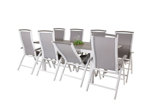 Albany matgrupp grå/vit Venture Home