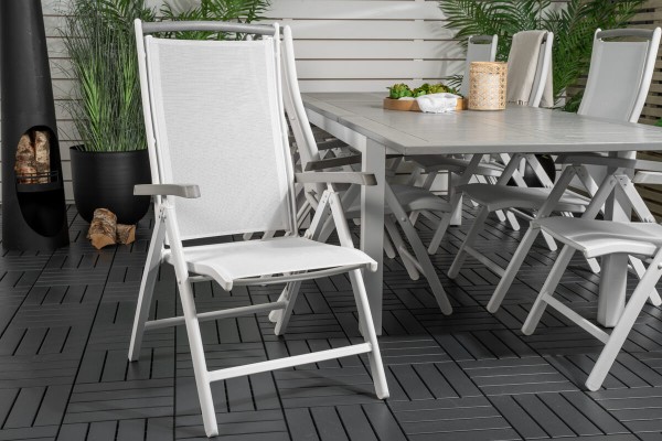 Albany matgrupp 224/324x100 cm vit/grå Venture Home