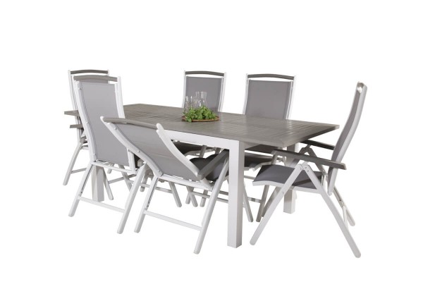 Albany matgrupp 160/240x100 cm grå Venture Home