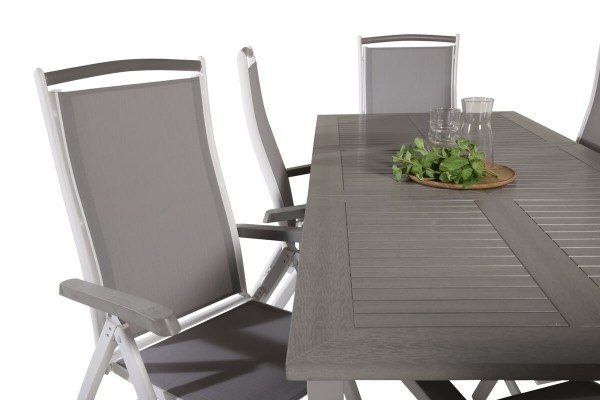 Albany matgrupp 160/240x100 cm grå Venture Home