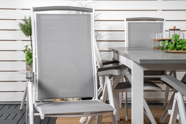 Albany matgrupp 160/240x100 cm grå Venture Home