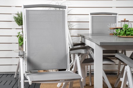 Albany matgrupp 160/240x100 cm grå Venture Home