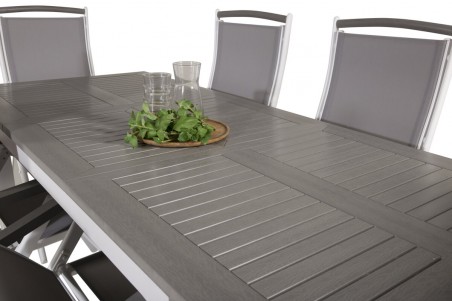 Albany matgrupp 160/240x100 cm grå Venture Home