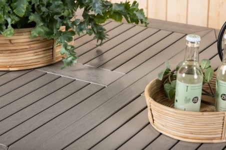 Albany matbord 224/324x90 cm mörkgrå Venture Home