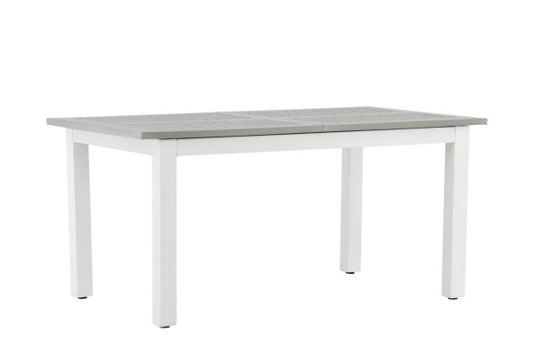 Albany matbord 160/240x90 cm vit/grå Venture Home