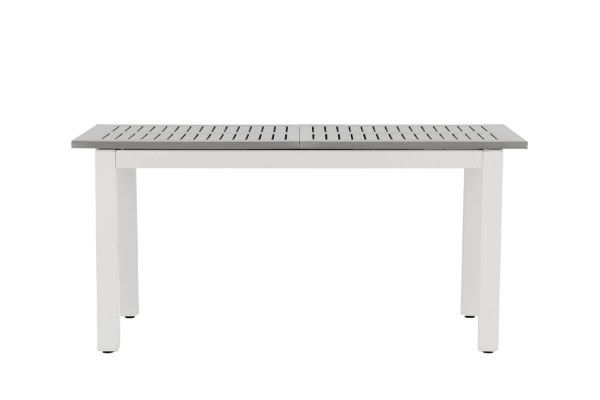 Albany matbord 160/240x90 cm vit/grå Venture Home