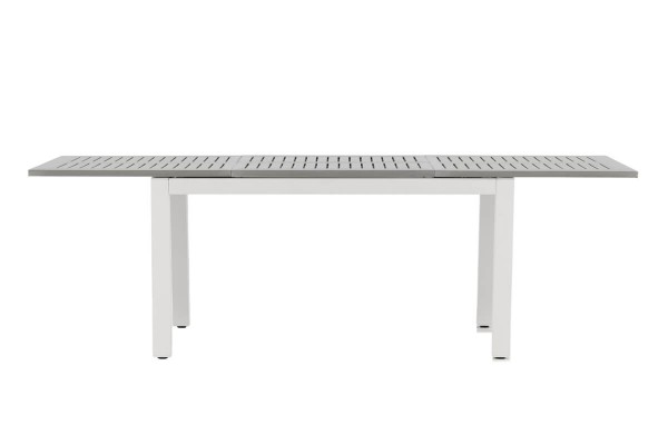 Albany matbord 160/240x90 cm vit/grå Venture Home