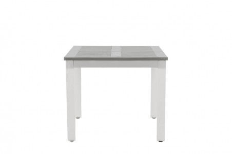 Albany matbord 160/240x90 cm vit/grå Venture Home
