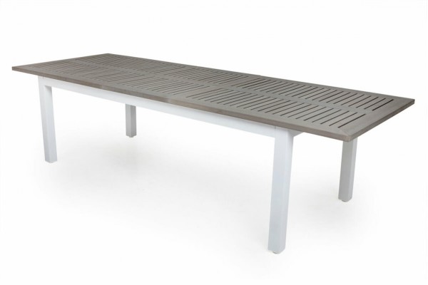 Albany matbord 152/210x90 cm vit/grå Venture Home