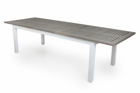 Albany matbord 152/210x90 cm vit/grå Venture Home