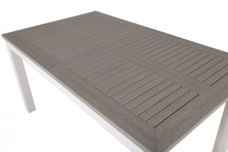 Albany matbord 152/210x90 cm vit/grå Venture Home