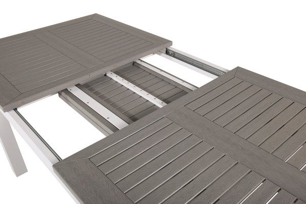 Albany matbord 152/210x90 cm vit/grå Venture Home