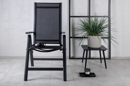 Albany light positionsstol 2-pack svart Venture Home