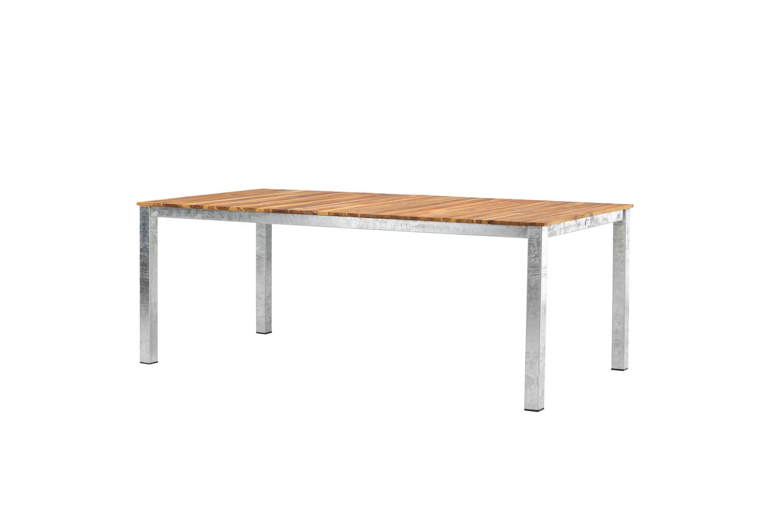 Zenia matbord 200x100x74 cm silver/natur Venture Home Zenia matbord 200x100x74 cm silver/natur Venture Home