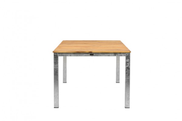 Zenia matbord 200x100x74 cm silver/natur Venture Home