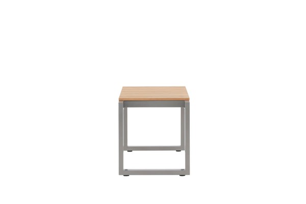 Zenia bänk 100x38x40 cm mörkgrå/natur Venture Home