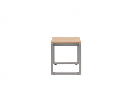 Zenia bänk 100x38x40 cm mörkgrå/natur Venture Home
