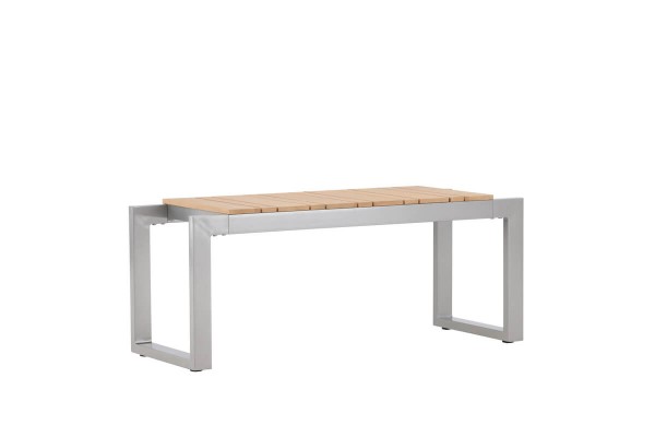 Zenia bänk 100x38x40 cm mörkgrå/natur Venture Home