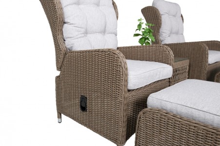 Washington loungeset recliner natur Venture Home