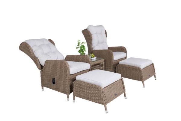Washington loungeset recliner natur Venture Home