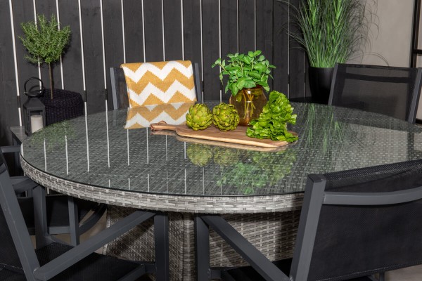 Volta & Copacabana matgrupp svart/grå Venture Home