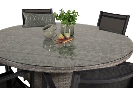Volta & Copacabana matgrupp svart/grå Venture Home