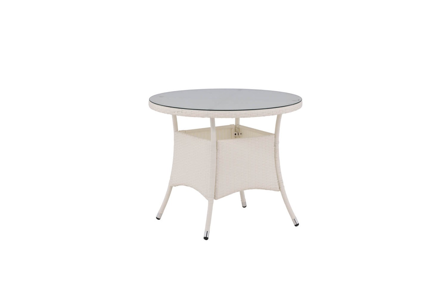 Volta matbord Ø90 cm vit Venture Home